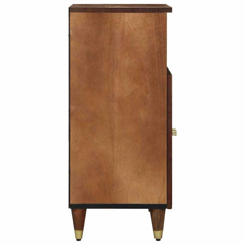 vidaXL Sideboard with Shelf Brown 60 x 33.5 x 75 cm Solid Mango wood