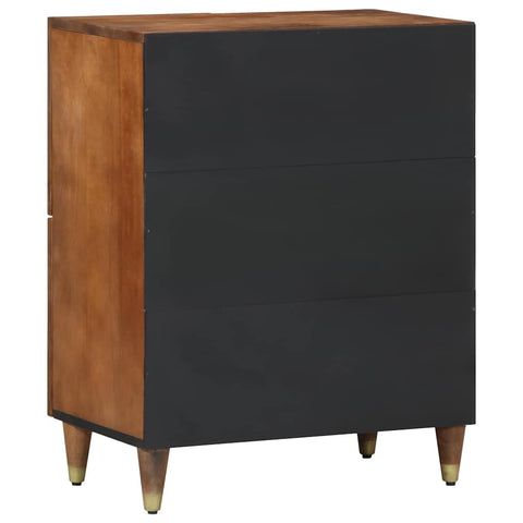 vidaXL Sideboard with Shelf Brown 60 x 33 x 75 cm Solid Mango wood