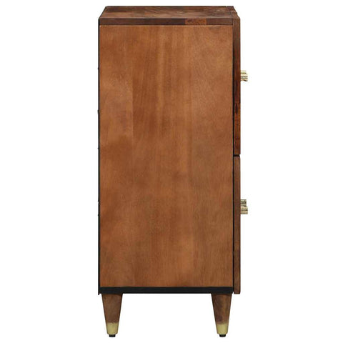 vidaXL Sideboard with Shelf Brown 60 x 33 x 75 cm Solid Mango wood