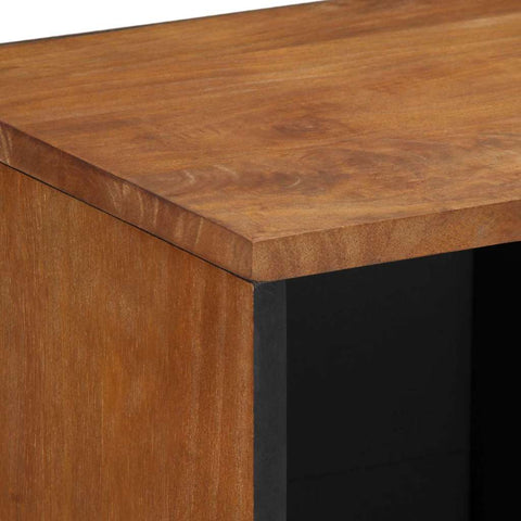 vidaXL Sideboard with Shelf Brown 80 x 33.5 x 75 cm Solid Mango wood