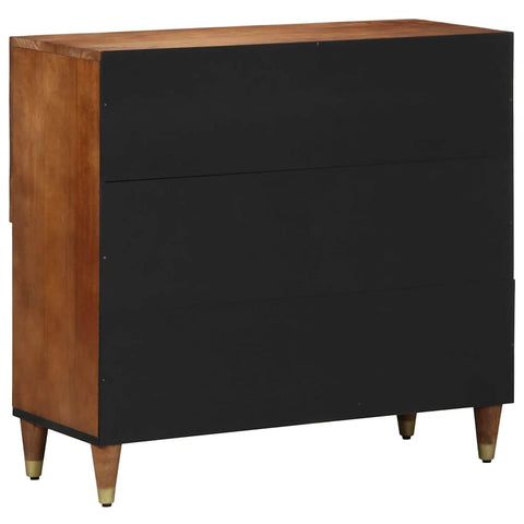 vidaXL Sideboard with Shelf Brown 80 x 33.5 x 75 cm Solid Mango wood
