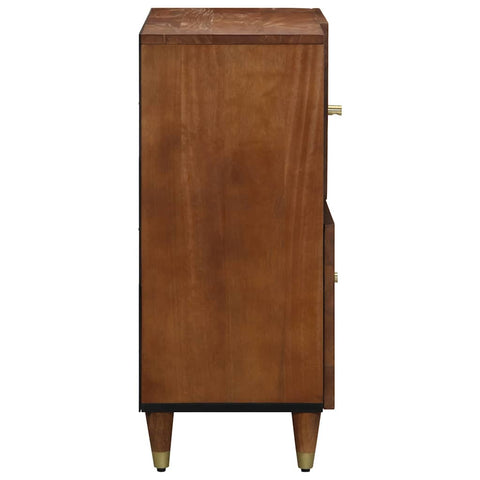 vidaXL Sideboard with Shelf Brown 80 x 33.5 x 75 cm Solid Mango wood