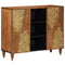 vidaXL Sideboard with Shelf Brown 90 x 33.5 x 75 cm Solid Mango wood
