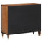 vidaXL Sideboard with Shelf Brown 90 x 33.5 x 75 cm Solid Mango wood