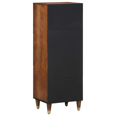 vidaXL Highboard with Drawer Brown 40 x 33.5 x 110 cm Solid Mango wood