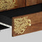 vidaXL Highboard with Shelf Brown 60 x 33.5 x 100 cm Solid Mango wood