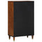 vidaXL Highboard with Shelf Brown 60 x 33.5 x 100 cm Solid Mango wood