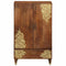 vidaXL Highboard with Shelf Brown 60 x 33.5 x 100 cm Solid Mango wood