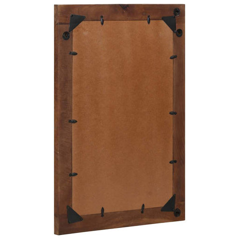 vidaXL Bathroom Mirror Brown 50 x 70 x 3 cm Solid Mango wood