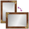 vidaXL Bathroom Mirror Brown 50 x 70 x 3 cm Solid Mango wood
