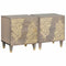 vidaXL Bedside Cabinet 2 pcs Grey 40 x 33 x 46 cm Solid mango wood