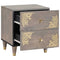 vidaXL Bedside Cabinet Grey 40 x 33 x 46 cm Solid mango wood