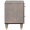 vidaXL Bedside Cabinet 2 pcs Grey 40 x 33 x 46 cm Solid mango wood