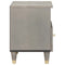 vidaXL Bedside Cabinet 2 pcs Grey 40 x 33 x 46 cm Solid mango wood