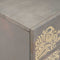 vidaXL Bedside Cabinet Grey 50 x 33 x 60 cm Solid mango wood