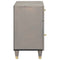 vidaXL Bedside Cabinet Grey 50 x 33 x 60 cm Solid mango wood