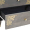 vidaXL Bedside Cabinet Grey 50 x 33 x 62 cm Solid mango wood
