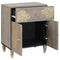 vidaXL Bedside Cabinet Grey 50 x 33 x 60 cm Solid mango wood