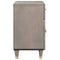vidaXL Bedside Cabinet Grey 50 x 33 x 60 cm Solid mango wood