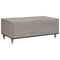 vidaXL Coffee Table Grey 100 x 54 x 40 cm Solid mango wood
