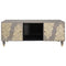 vidaXL Coffee Table Grey 100 x 54 x 40 cm Solid mango wood