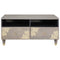 vidaXL Coffee Table with Drawer Grey 80 x 54 x 40 cm Solid mango wood
