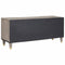 vidaXL TV Cabinet Grey and Gold 105 x 33.5 x 46 cm Solid Mango wood