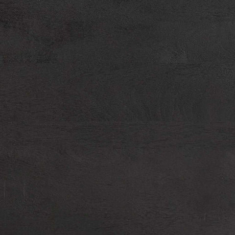 vidaXL Sideboard with Shelf Black 90 x 33 x 75 cm Solid Mango Wood