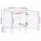 vidaXL Bedside Tables 40 x 33.5 x 46 cm