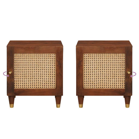 vidaXL Bedside Tables 2 pcs 40 x 33.5 x 46 cm