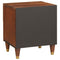 vidaXL Bedside Tables with Drawer 40 x 33.5 x 46 cm