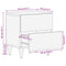 vidaXL Bedside Tables with Drawer 40 x 33.5 x 46 cm