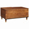 vidaXL Coffee Tables Brown 80 x 50 x 40 cm Cane and solid mango wood