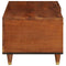 vidaXL Coffee Tables Brown 80 x 50 x 40 cm Cane and solid mango wood