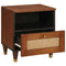vidaXL Bedside Tables with Drawer 2 pcs 40 x 33 x 46 cm