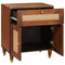 vidaXL Bedside Tables Brown 50 x 33 x 60 cm Cane and solid mango wood