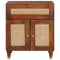 vidaXL Bedside Tables Brown 50 x 33 x 60 cm Cane and solid mango wood