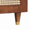 vidaXL Coffee Tables Brown 80 x 54 x 40 cm Cane and solid mango wood