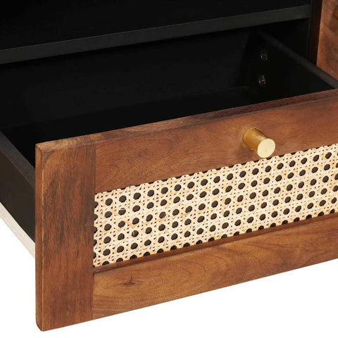 vidaXL Media Storage Cabinets & Racks Brown 105 x 33.5 x 46 cm