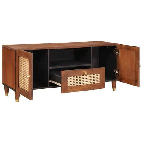 vidaXL Media Storage Cabinets & Racks Brown 105 x 33.5 x 46 cm