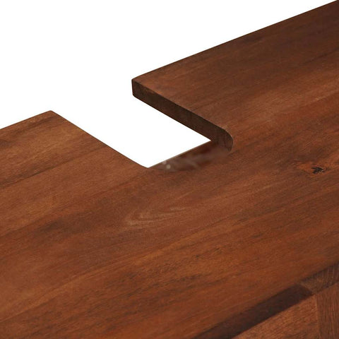 vidaXL Sink cabinet with Shelf with Storage Brown 62 x 33 x 58 cm