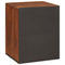 vidaXL Bathroom Cabinet with Shelf with Door Brown 38 x 33.5 x 48 cm