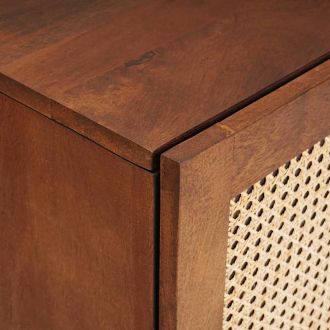 vidaXL Bathroom Cabinet with Shelf with Door Brown 38 x 33.5 x 58 cm