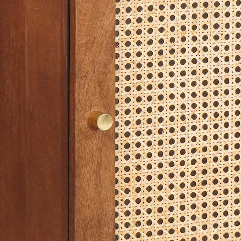 vidaXL Bathroom Cabinet with Shelf with Door Brown 38 x 33.5 x 58 cm