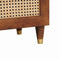vidaXL Bathroom Cabinet with Shelf with Door Brown 38 x 33.5 x 58 cm