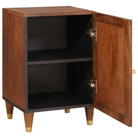 vidaXL Bathroom Cabinet with Shelf with Door Brown 38 x 33.5 x 58 cm