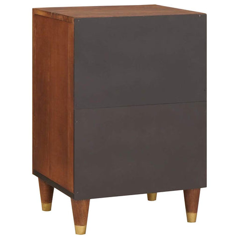 vidaXL Bathroom Cabinet with Shelf with Door Brown 38 x 33.5 x 58 cm
