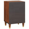 vidaXL Bathroom Cabinet with Shelf with Door Brown 38 x 33.5 x 58 cm