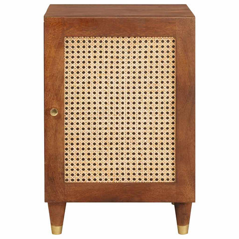 vidaXL Bathroom Cabinet with Shelf with Door Brown 38 x 33.5 x 58 cm