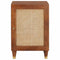 vidaXL Bathroom Cabinet with Shelf with Door Brown 38 x 33.5 x 58 cm